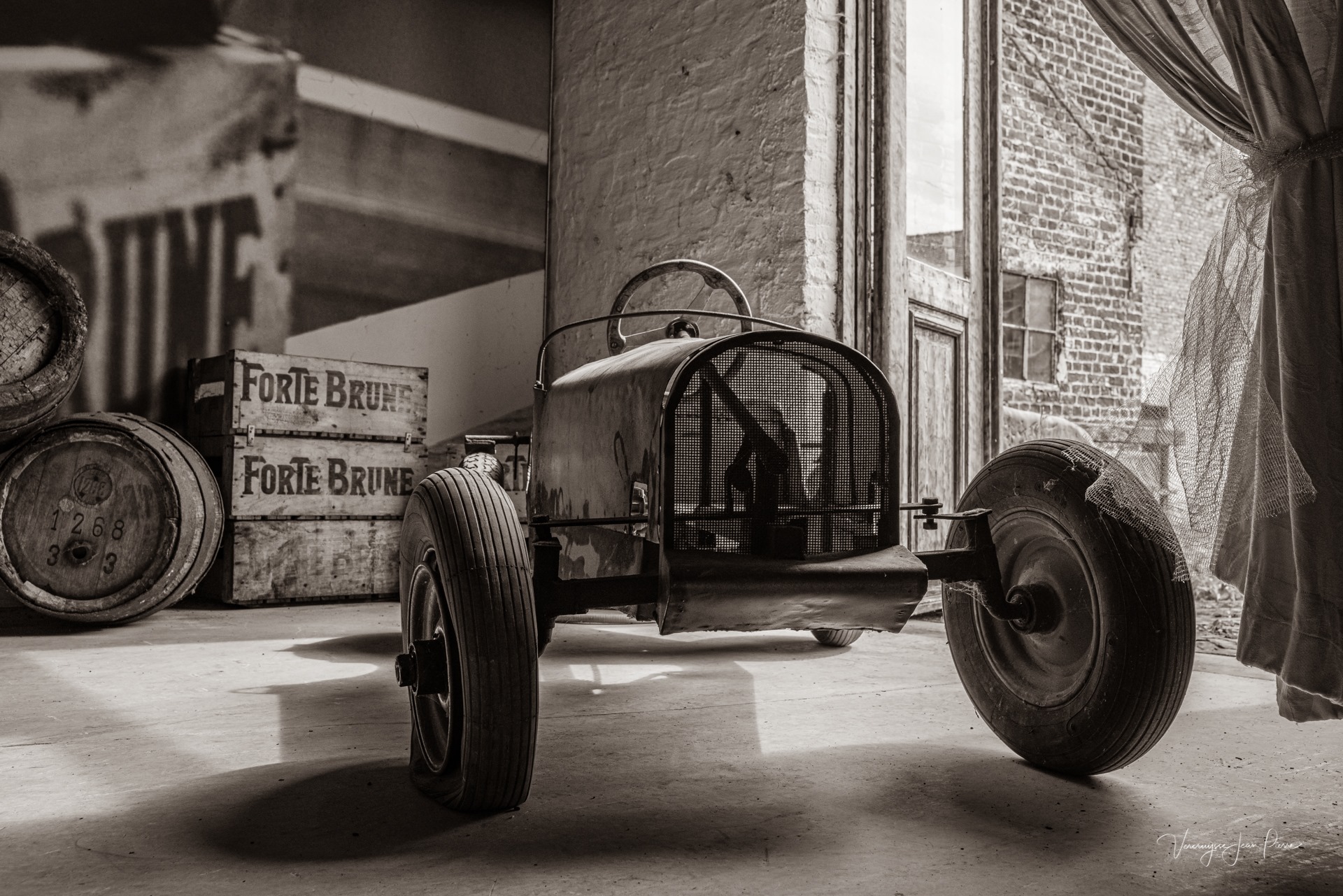 Historisch interieur van Mouterij en Brouwerij Feys